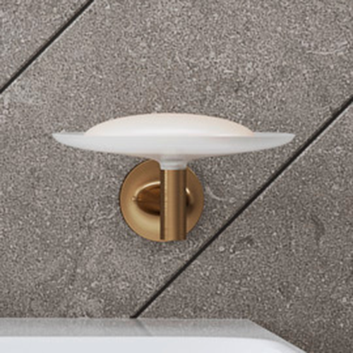 Duravit tvålkopp Starck T sitter på en vägg.