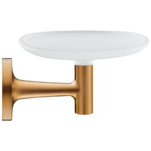 Duravit tvålkopp Starck T sitter på en vägg.