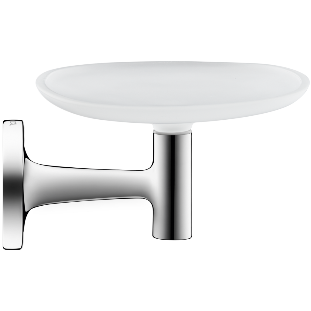 Duravit tvålkopp Starck T sitter på en vägg.