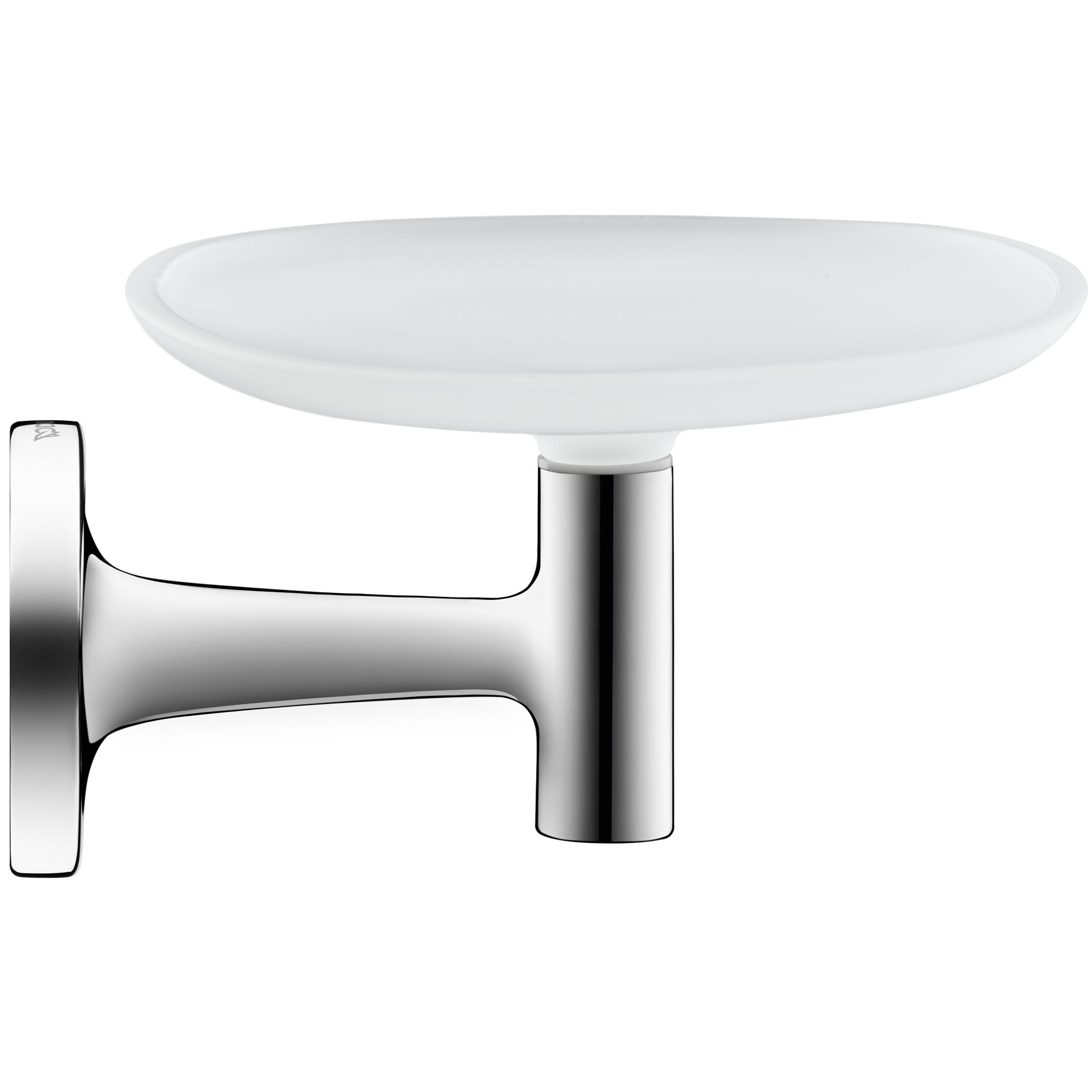 Duravit tvålkopp Starck T sitter på en vägg.