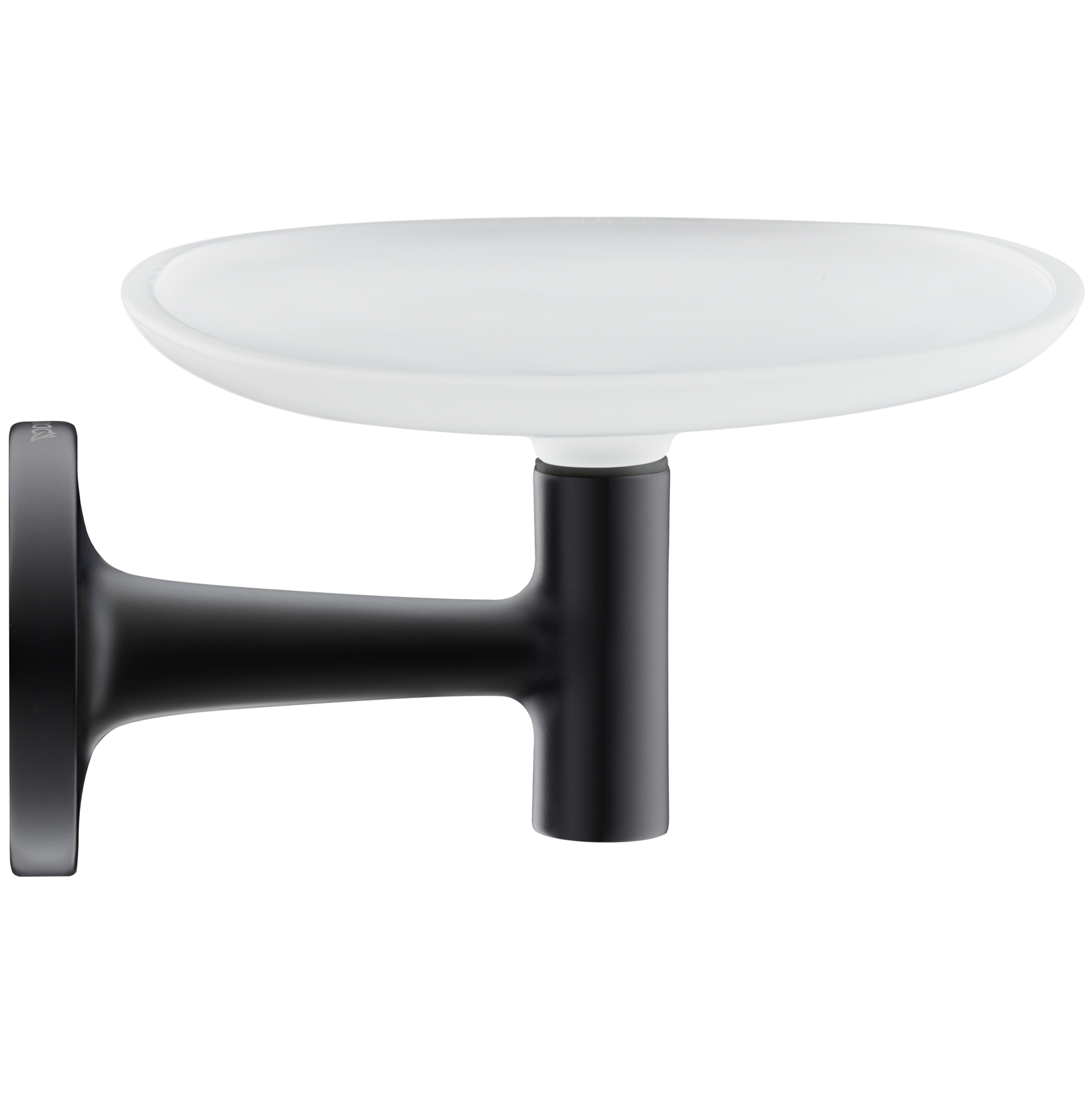 Duravit tvålkopp Starck T sitter på en vägg.