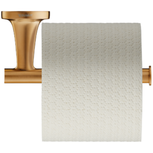 Duravit toalettpappershållare Starck T med en toalettpappersrulle.