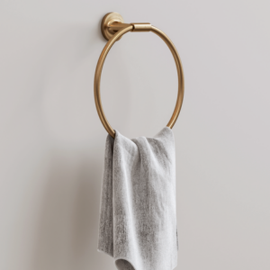 Duravit handduksring Starck T med en handduk.