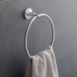 Duravit handduksring Starck T med en handduk.
