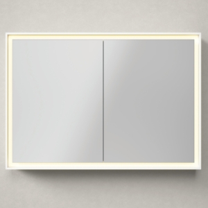 L-Cube spegelskåp med 2 dörrar