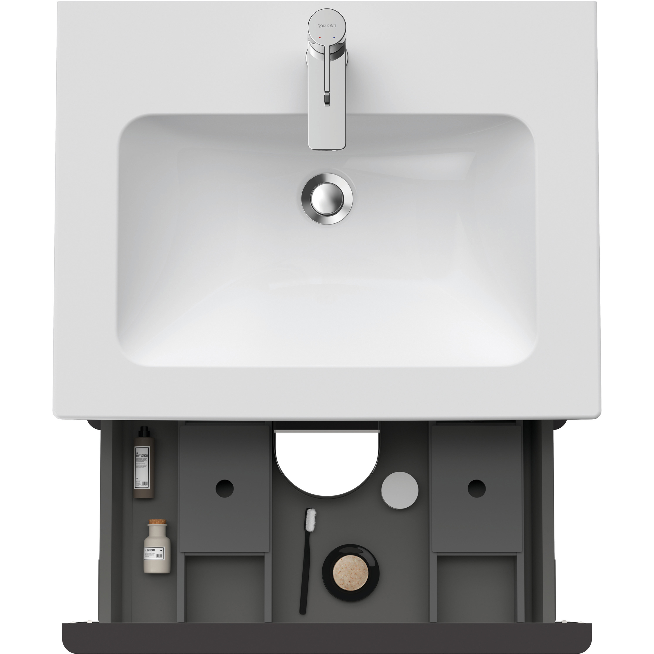 D-Neo kommod med lådinredning.