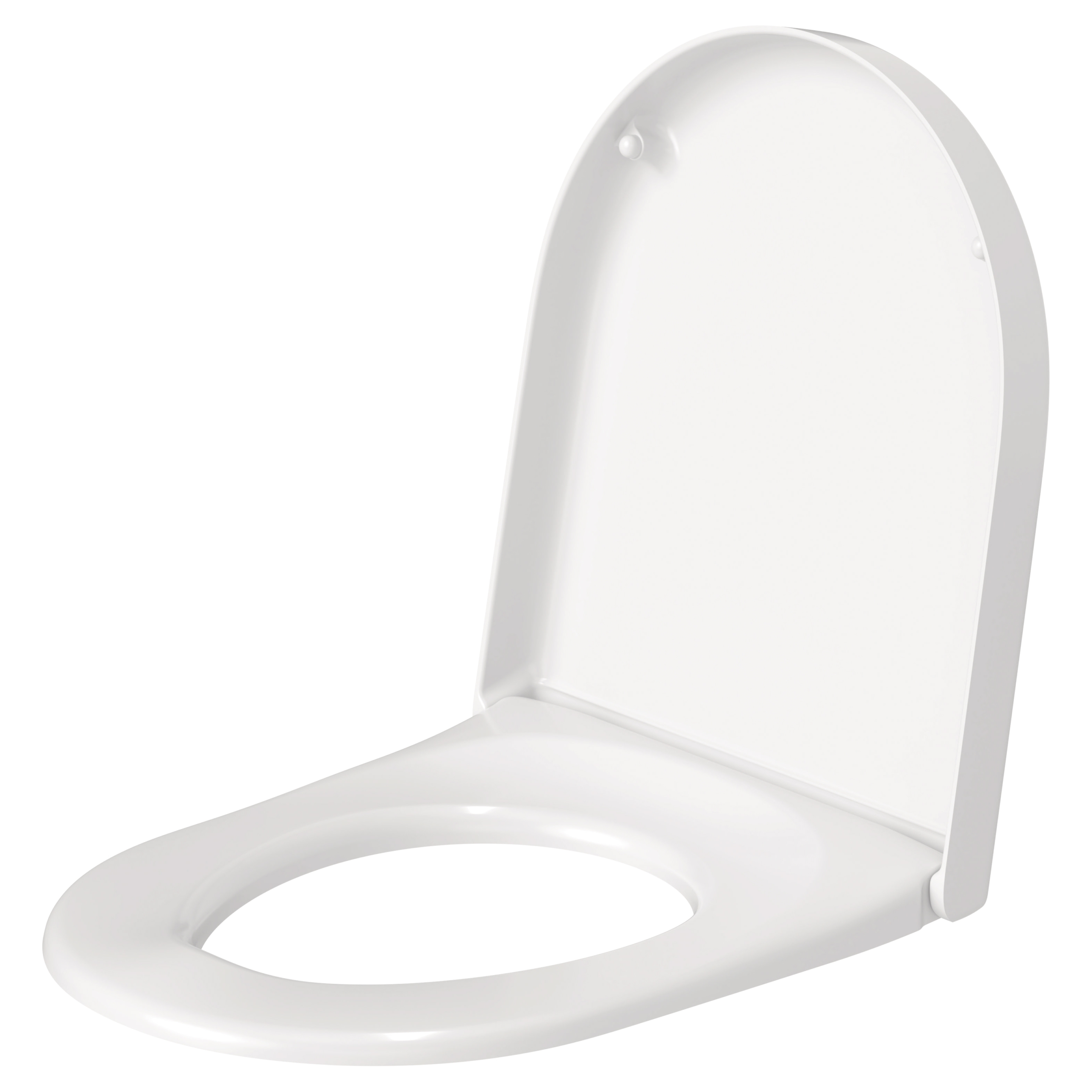 Toalettsits Starck 3 i vit färg mot vit bakgrund