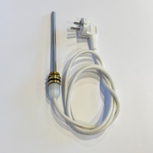 Elpatron för LH handdukstork på vit bakgrund